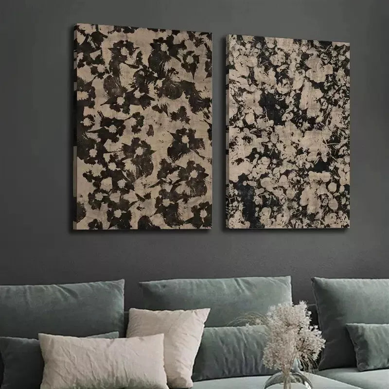 2-Piece Japanese Style Decorative Canvas Painting Set - 50x75cm Framed Wall Art, High Quality Print, 100% Australian Made, Ready to Hang - Perfect for Living Room, Bedroom & Office Decor