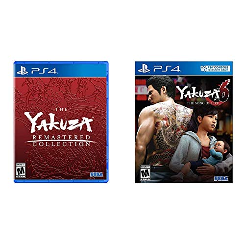 Yakuza Remastered Collection & Yakuza 6: The Song of Life - PS4 Bundle | Action-Adventure Game for Adults | Perfect for Yakuza Series Fans & Open-World Gaming Enthusiasts