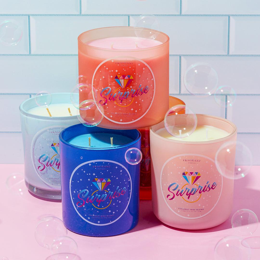Summer Surprise Scented Candle - Aromatherapy Soy Wax Candle for Home, Relaxation & Gifts - Perfect for Bedroom, Bathroom & Romantic Dinners