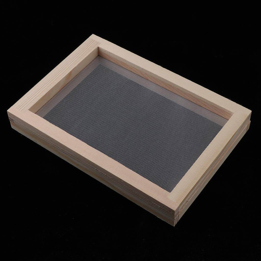 3Pcs Wooden Paper Making Mould Frame Kit with Screen Mesh - DIY Handmade Paper Craft Tool for Scrapbooking, Card Making & Art Projects