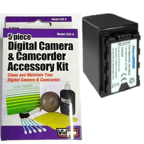 Synergy Digital Accessory Kit for Panasonic HC-MDH3 AVCHD Shoulder Mount Camcorder - Includes ZELCKSG Cleaning Kit & ACD794 Replacement Battery - Perfect for Professional Videography & Travel Filmmaking