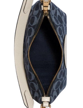 Coach Dempsey Signature Jacquard Shoulder Bag with Patch - Stylish Crossbody Purse for Women, Perfect for Work, Travel & Everyday Use