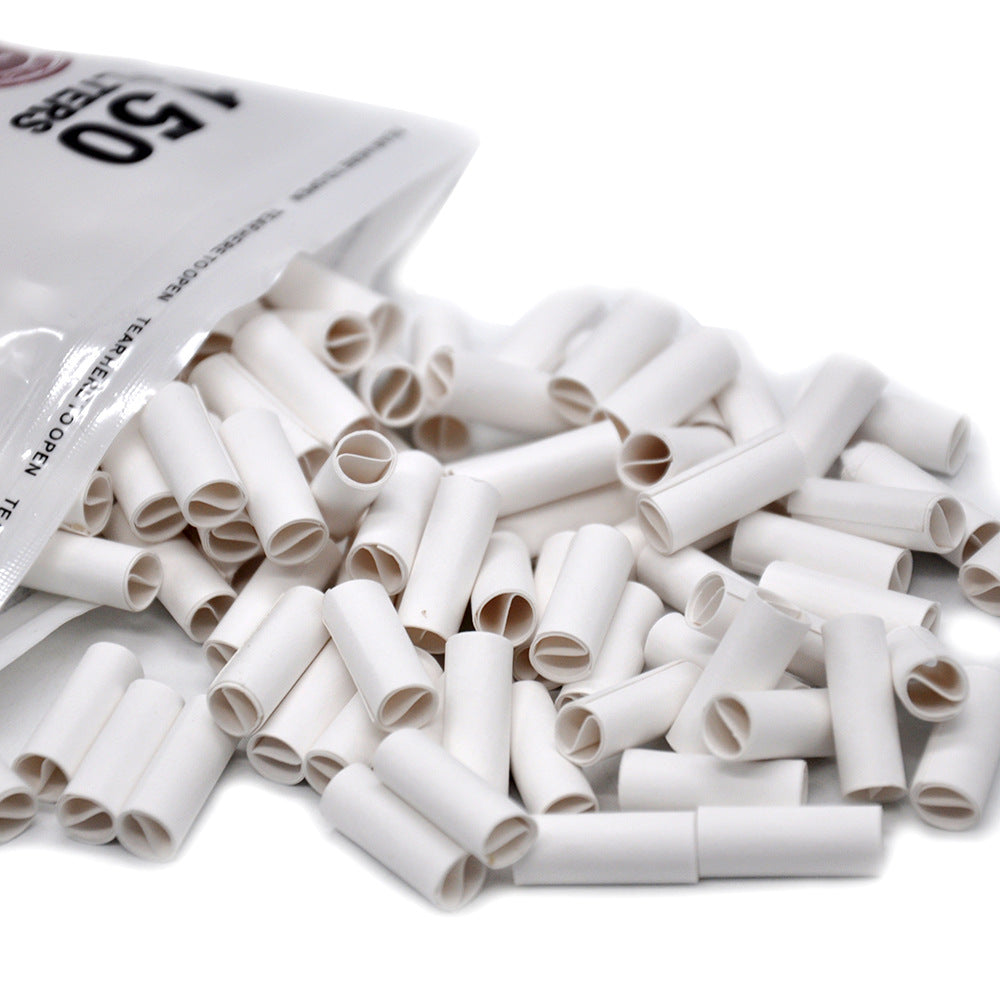 Natural 6mm Hornet Pre-Rolled Tips for Rolling Papers - 150Pcs per Roll | Perfect for DIY Cigarettes & Herbal Blends