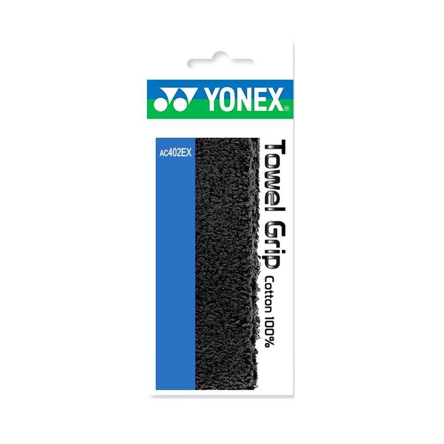 Yonex AC402EX Premium Cotton Towel Grip for Tennis & Badminton Rackets - Sweat Absorbent, Non-Slip Comfort for Sports & Fitness