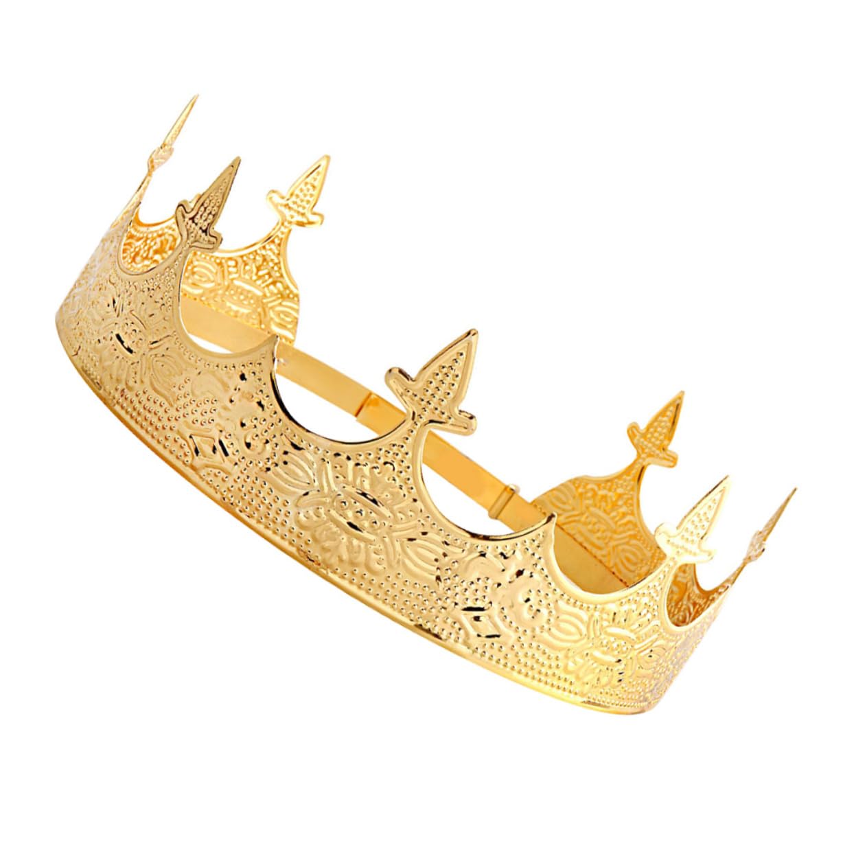Didiseaon 3-Piece Vintage Silver Baroque Headband Set - King Tiara Crown for Men & Kids, Royal Costume Accessory for Cosplay, Parties, Halloween & Medieval Themed Events
