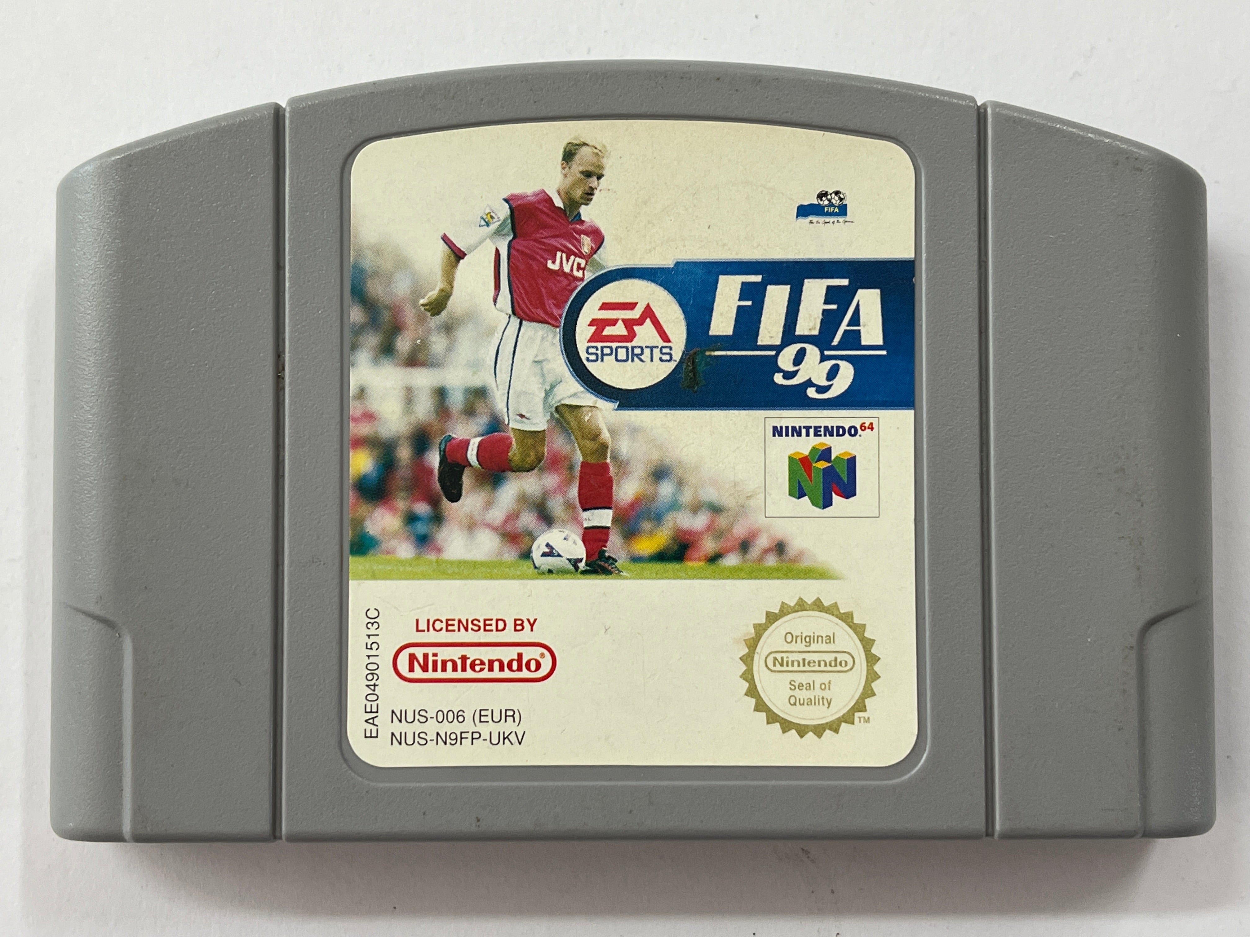 Original FIFA 99 Video Game Cartridge for PlayStation 1 - Classic Soccer Sports Game for Retro Gaming Enthusiasts | Perfect for Nostalgic Gaming Nights and Collector's Displays