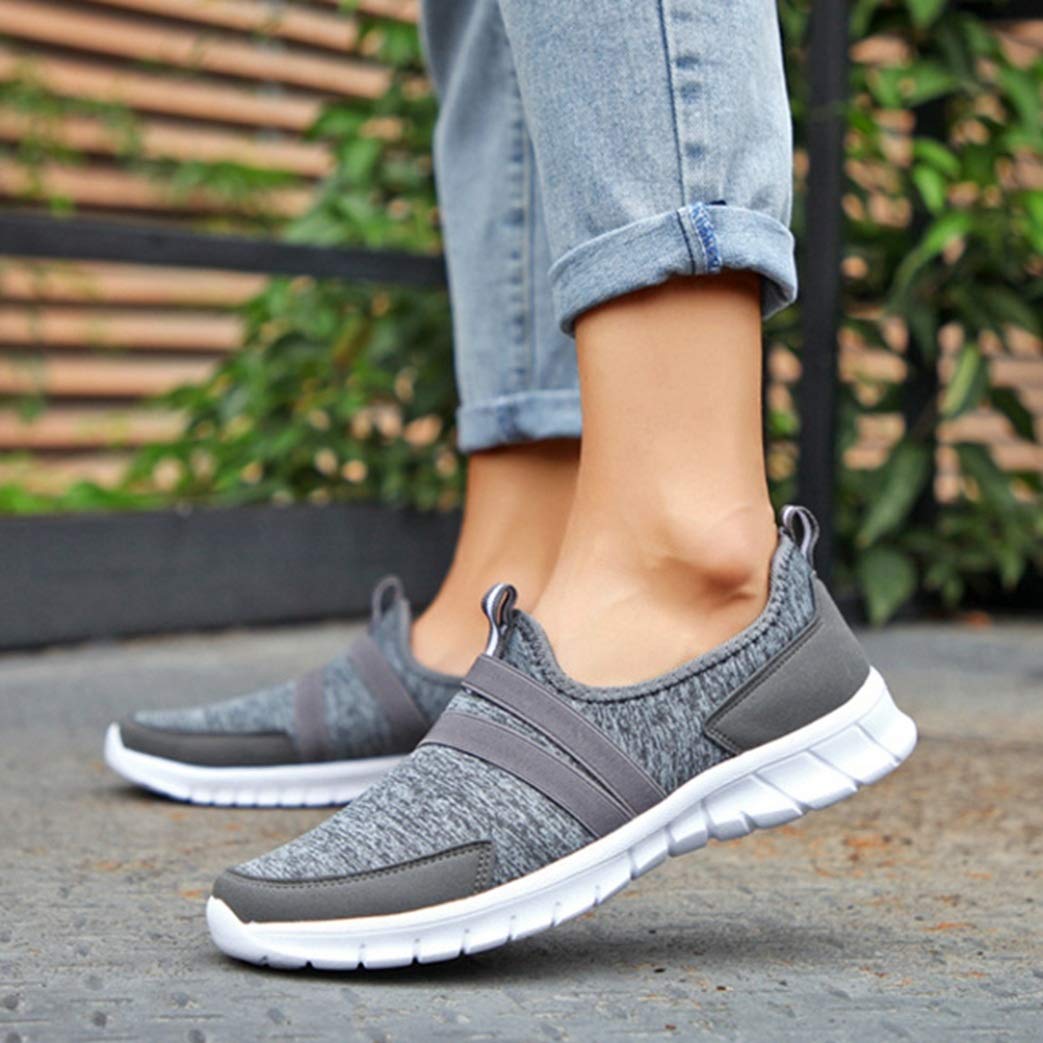 Women's Comfortable Slip-On Walking Sneakers - Breathable Casual Loafers & Fashion Flats for Everyday Wear | Perfect for Work, Travel and Daily Activities
