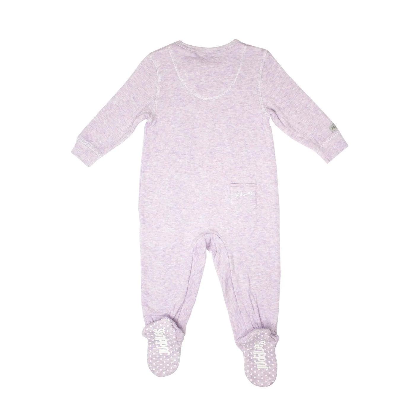 Juddlies Sleeper - Soft Lavender Fleck Baby Sleepwear for Newborns & Infants | Cozy & Comfortable for Nighttime & Naptime