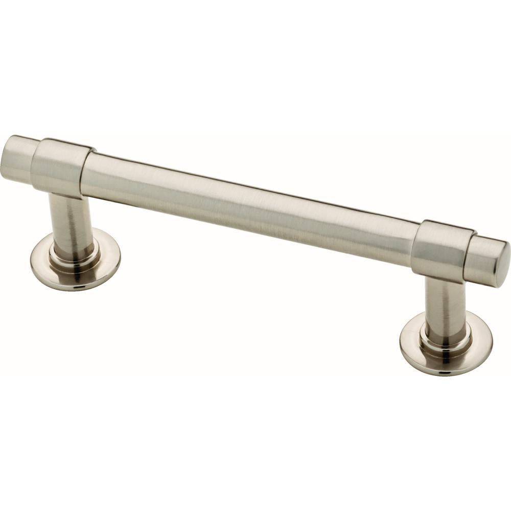 Vintage Satin Nickel Farmhouse Cabinet Knobs and Drawer Pulls - Rustic Hardware for Kitchen Cabinets, Dressers & Furniture (Set of 10)