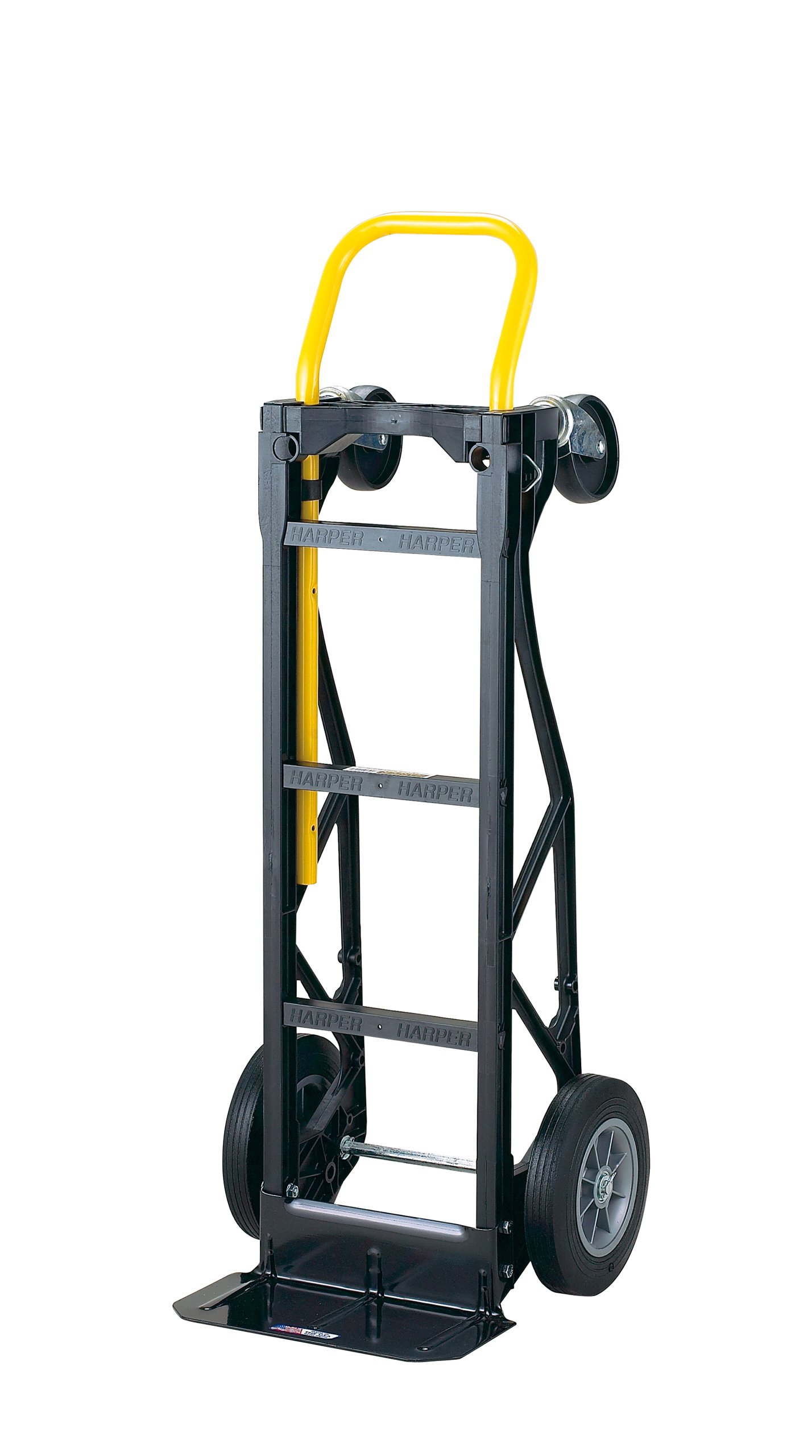 Harper Trucks Heavy Duty Hand Truck & Dolly Set with Shoulder Dolly Lifting Straps - Perfect for Moving, Warehouse & Home Use