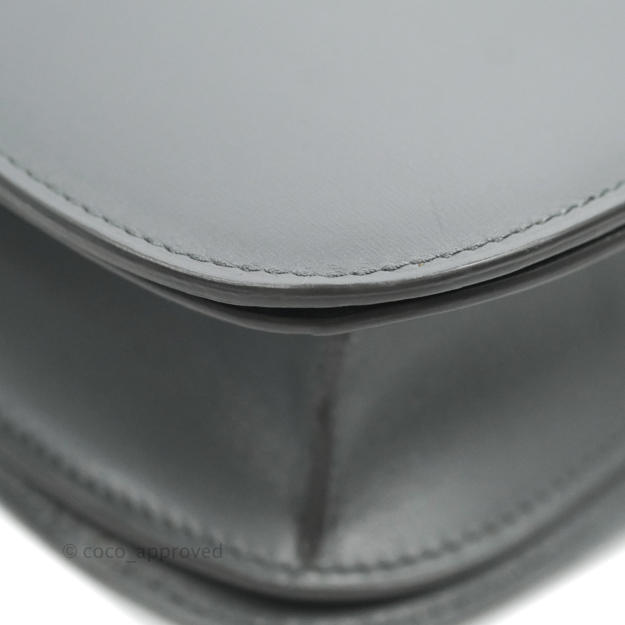 Celine Medium Classic Box Bag in Grey Calfskin Leather - Timeless Luxury Handbag for Women, Perfect for Work, Travel & Everyday Elegance