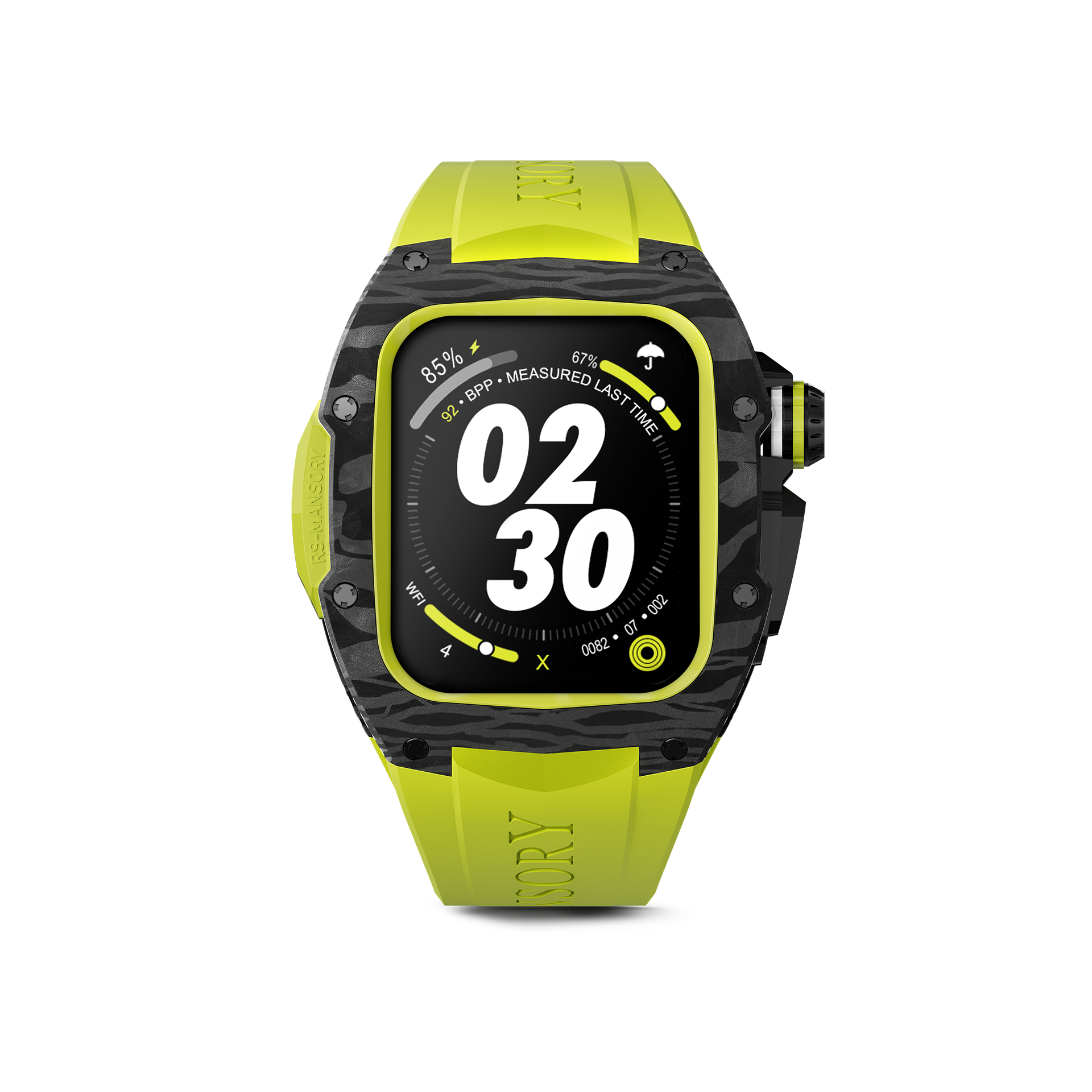 Apple Watch Case RSM45 - Premium Protective Cover for Apple Watch Series 1-8, Lime Green Color | Perfect for Gym, Running & Outdoor Activities
