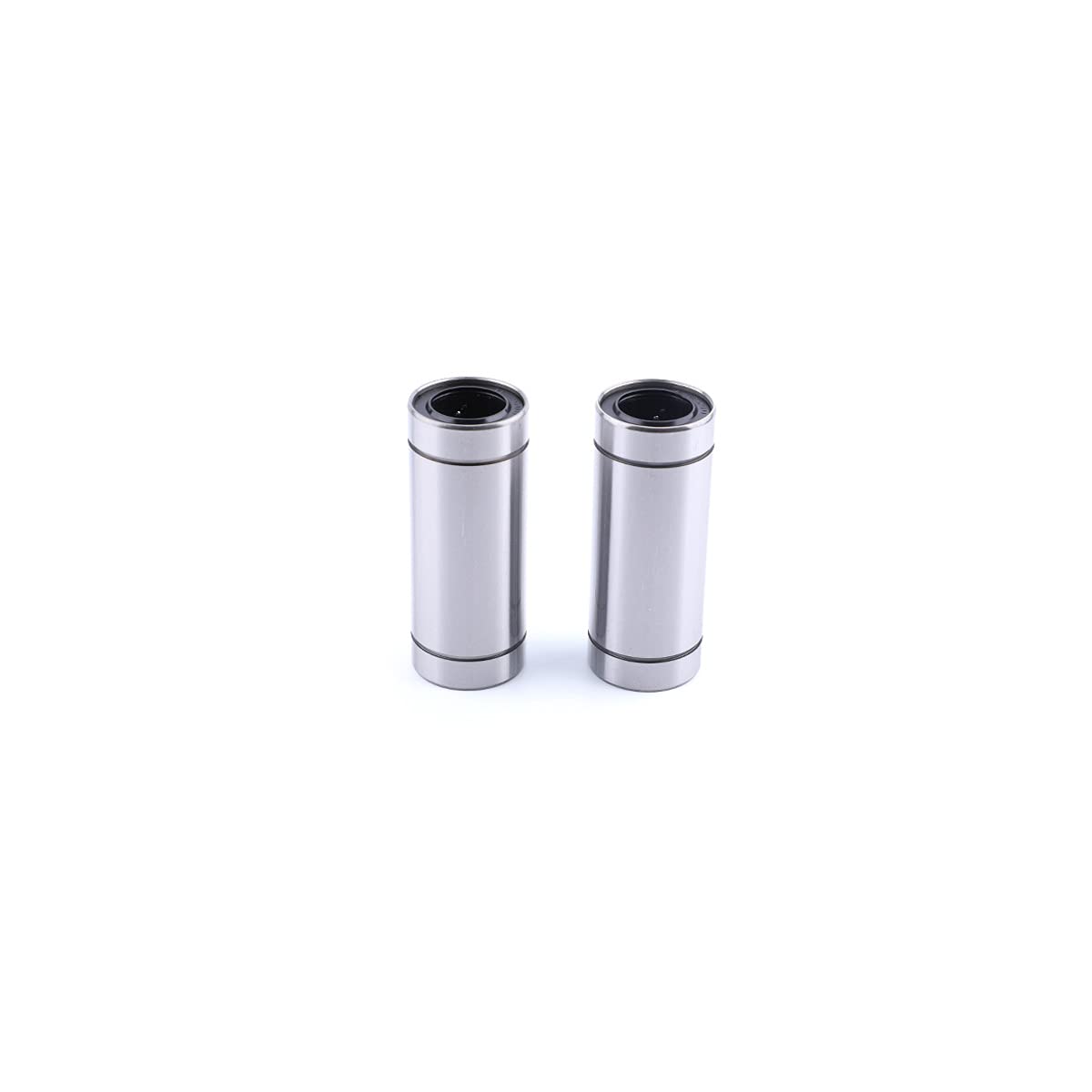 LM3LUU Linear Ball Bearing 3mm Bore Dia 7mm OD 19mm Width - Silver (2 Pack) for CNC Machines, 3D Printers & Mechanical Sliding Tables - Perfect for Precision Motion Control in Automation & Robotics