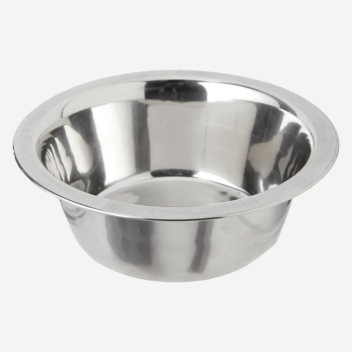 Premium Rosewood Stainless Steel Dog Bowl - Non-Slip Pet Food & Water Dish for Large/Small Dogs - Ideal for Indoor, Outdoor & Travel Use