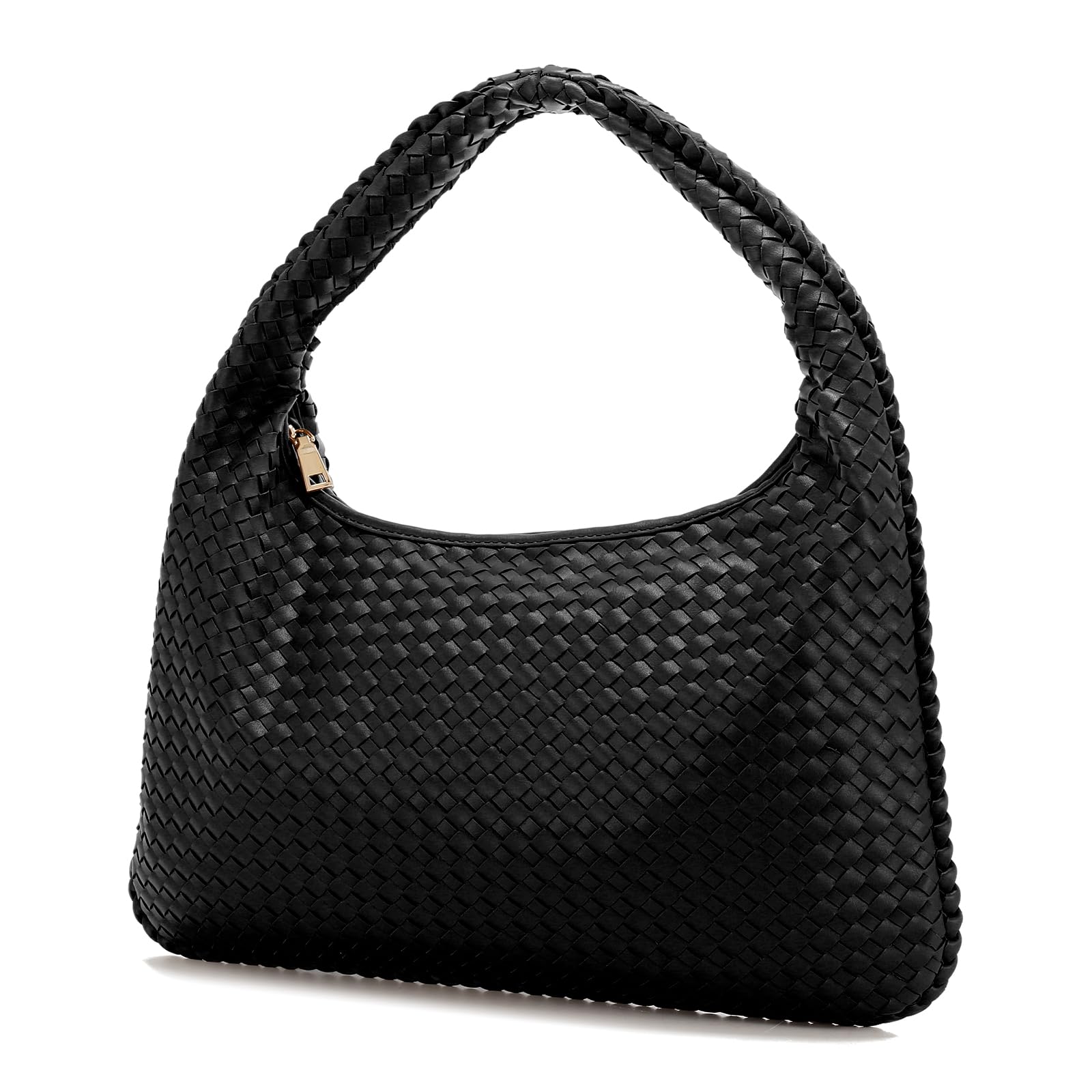 LA TERRE Woven Tote Bag for Women - Large Boho Hobo Handbag with Top Handle & Shoulder Strap - Perfect for Beach, Shopping & Travel Accessories