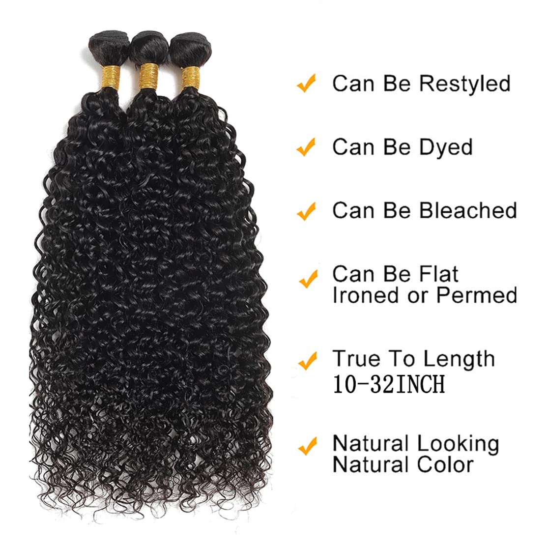 Malaysian Water Wave Human Hair Bundles with 4x4 Lace Closure 18 20 22+16 Inch Wet & Wavy Weave Hair Extensions for Black Women - Natural Color | Perfect for Protective Styles, Weddings & Everyday Glam