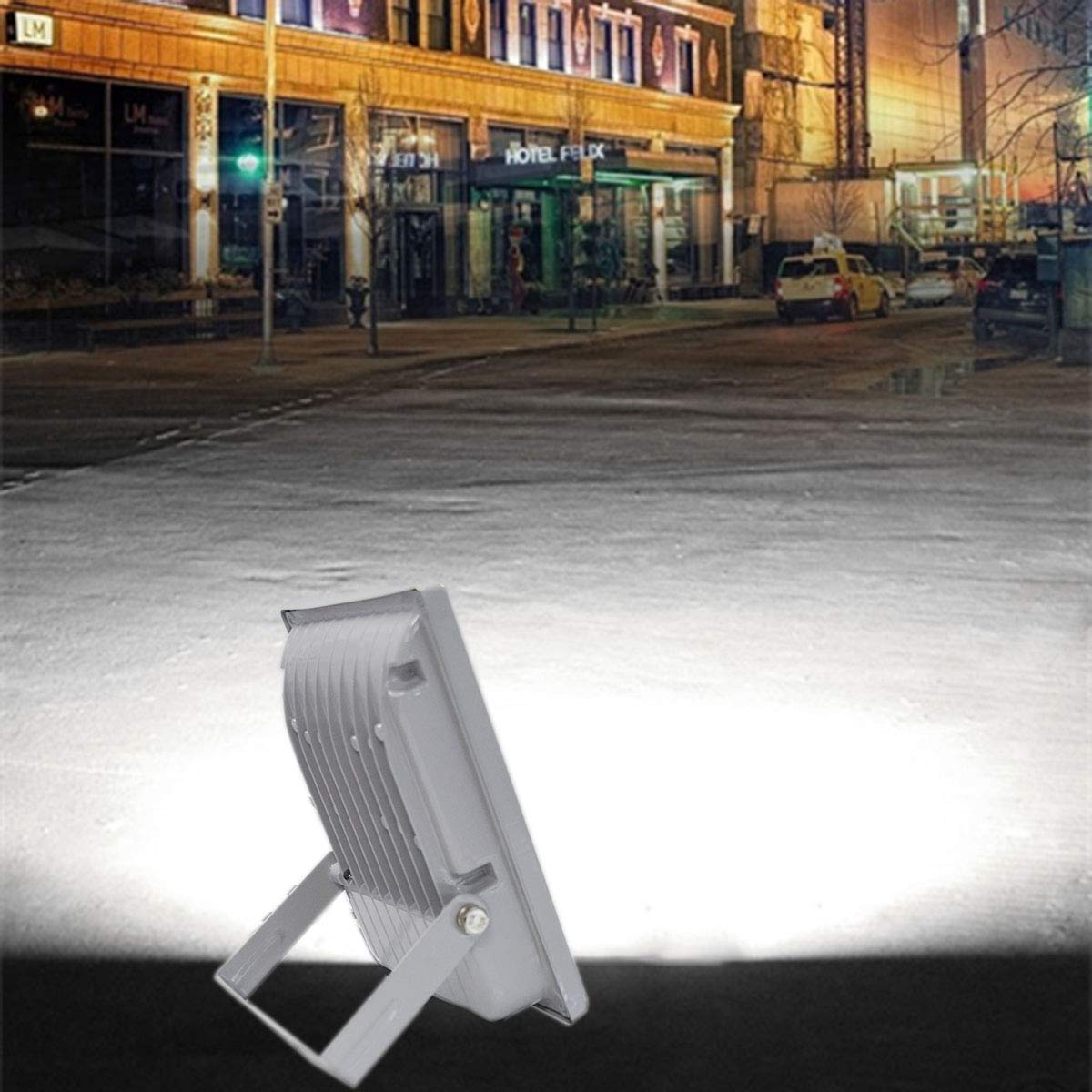 12V 30W LED Bowfishing Flood Lights - IP66 Waterproof Outdoor Lighting for Boats, Docks & Hunting (2-Pack White Light) - Perfect for Night Fishing, Marine Use & Outdoor Adventures