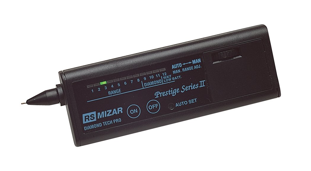 Mizar Electronic Diamond Tester - Professional Jewelry Testing Tool for CZ, Diamond & Sapphire - Perfect for Gemstone Identification at Home or Jewelry Stores