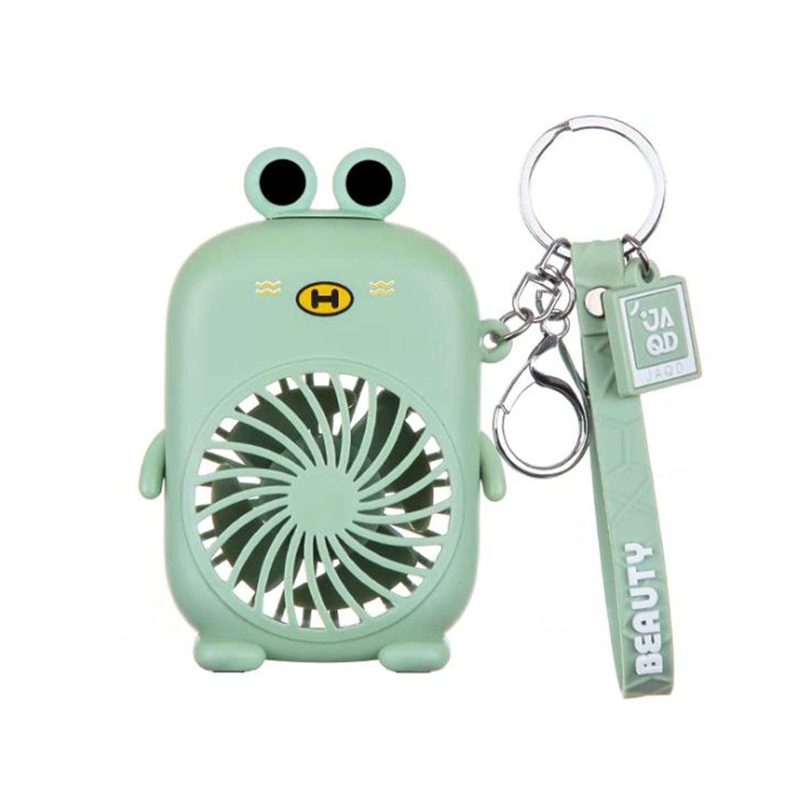 Cartoon Animal USB Rechargeable Mini Fan - Portable Keychain Fan for Kids, Travel, Office & Outdoor Use - Cute Small Fan with USB Charging WK5