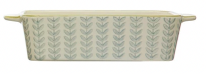 Hand Stamped Stoneware Baker Collection - Premium Ceramic Baking Dishes for Bread, Cakes & Desserts - Perfect for Home Baking, Holiday Gifts & Kitchen Decor