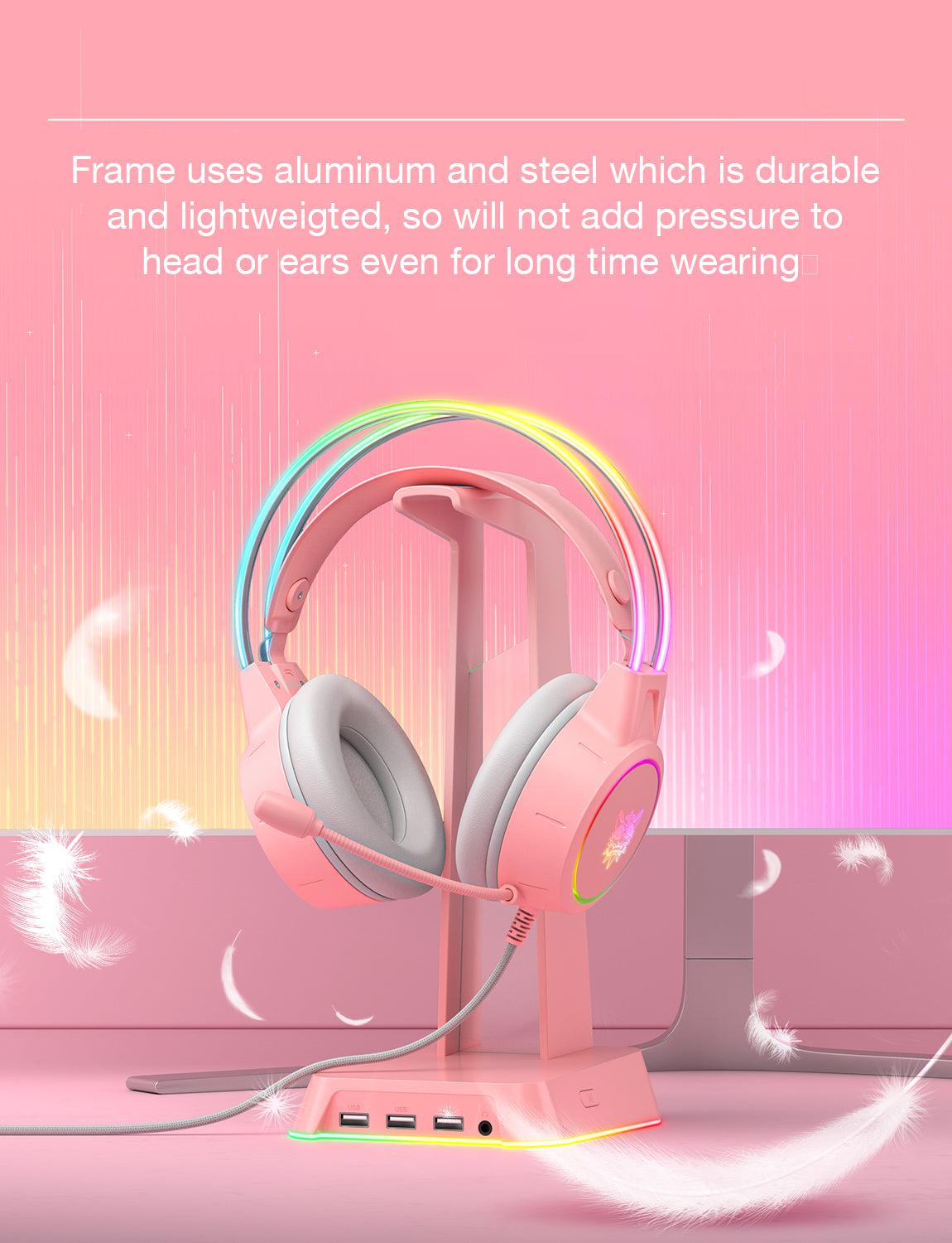 ONIKUMA X15 PRO RGB Gaming Headset with Noise Cancelling Microphone - Wired 3.5mm Headphones for PC, PS4, Xbox - Perfect for Competitive Gaming & Online Streaming