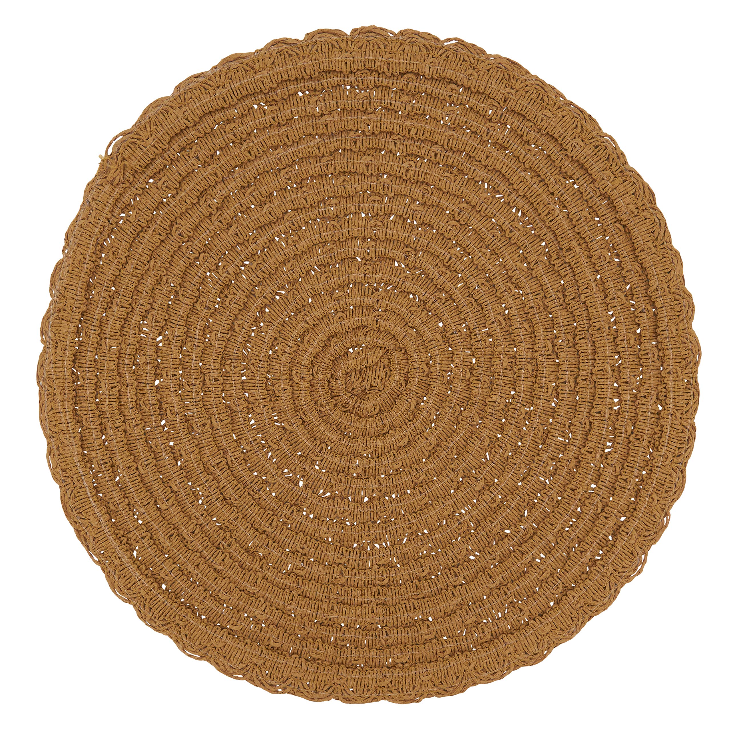 Eco-Friendly Woven Paper Placemats Set of 4 - Durable & Stylish Table Mats for Dining, Kitchen, Party Decor, and Home Entertaining