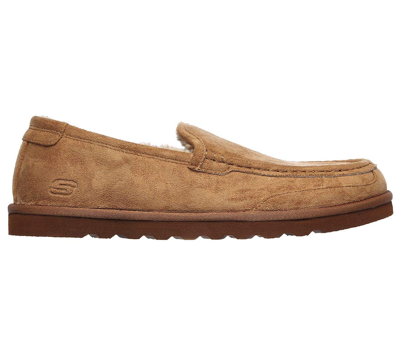 Skechers Men's Renten Oten Casual Shoes - Size 7 M US, Tan - Comfortable Walking Shoes for Work & Everyday Wear