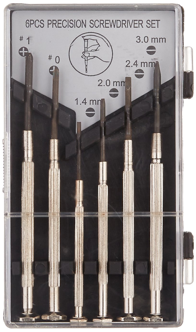Pit Bull CHIS45 Precision Screwdriver Set - 6-Piece Professional Tool Kit for Electronics, Watches & Glasses Repair | Ideal for DIY, Home & Workshop Use