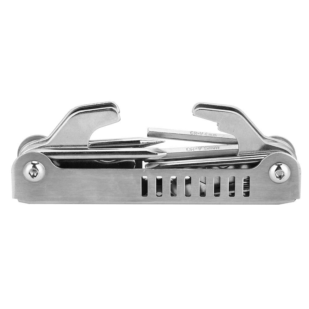 13-in-1 Stainless Steel Scuba Diving Multi-Tool | Fishlor Dive Tool with Valve Repair & Wrench | Waterproof Pocket Tool for Underwater Repairs & Gear Maintenance