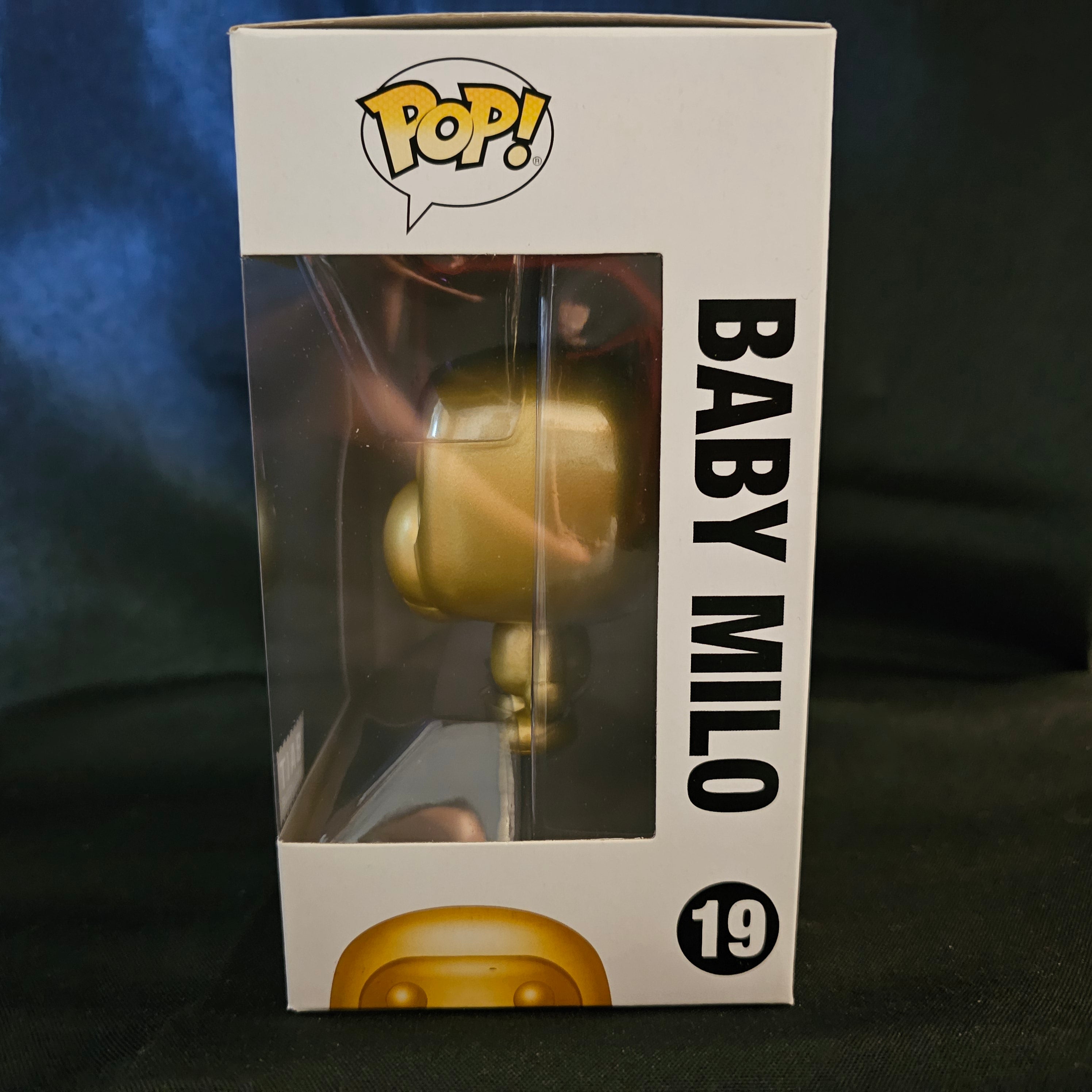 BAPE Pop! Vinyl Figure Gold Baby Milo Exclusive Collectible Toy - Limited Edition Anime Character Statue for Display, Gift & Home Decor