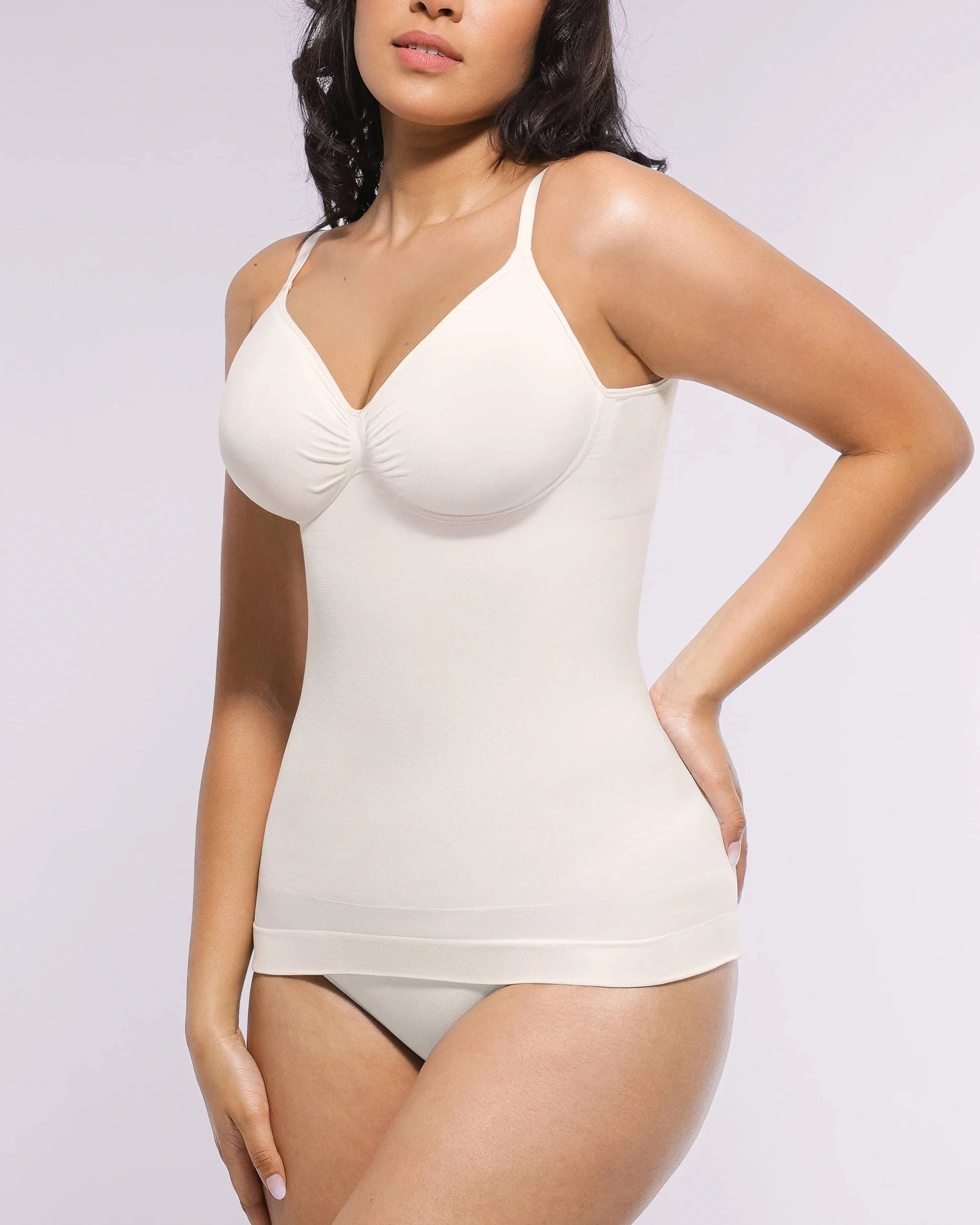 OceanHug™ Oyster Reborn Smoothing Cami Top - Women's Seamless Slim Fit Camisole for Layering & Everyday Wear | Perfect Under Blazers & Cardigans