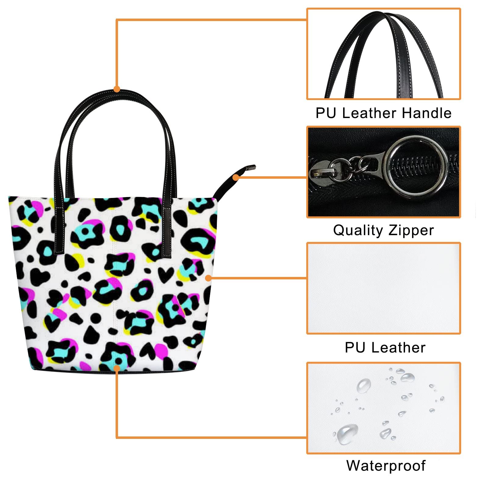 Premium Genuine Leather Handbags for Women - Stylish Crossbody & Work Tote Bags - Perfect for Office, Travel & Everyday Use