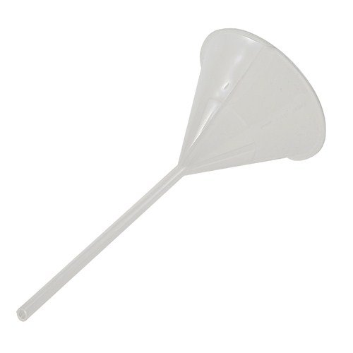 Kartell Long Stem Funnel - 8 Pack (16 Pieces) | Durable Polypropylene Kitchen Funnel Set for Cooking, Baking, Oil Transfer & DIY Projects