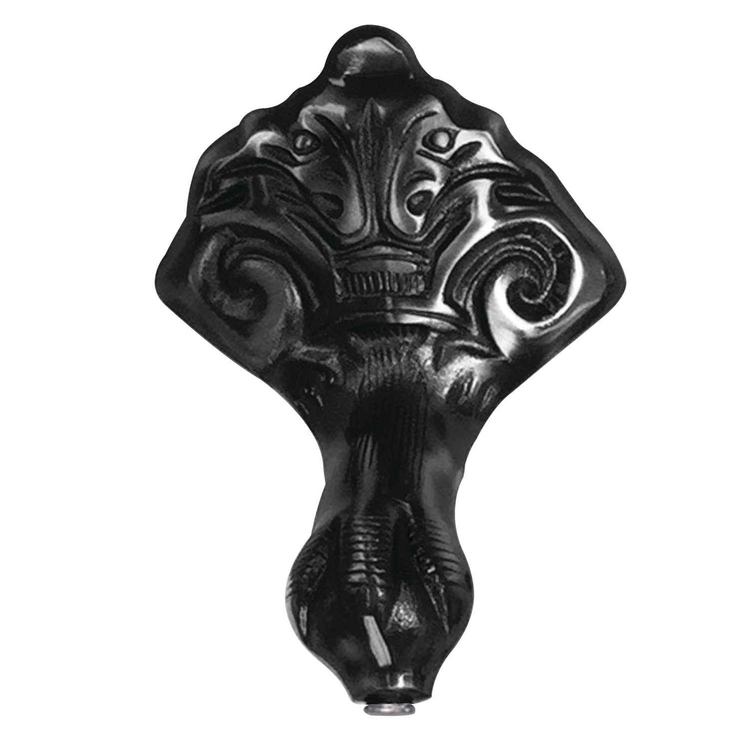 Aqua Eden VCTNF0 4-Piece Eagle Claw Cast Iron Tub Feet Set in Matte Black - Perfect for Vintage & Modern Bathtub Upgrades