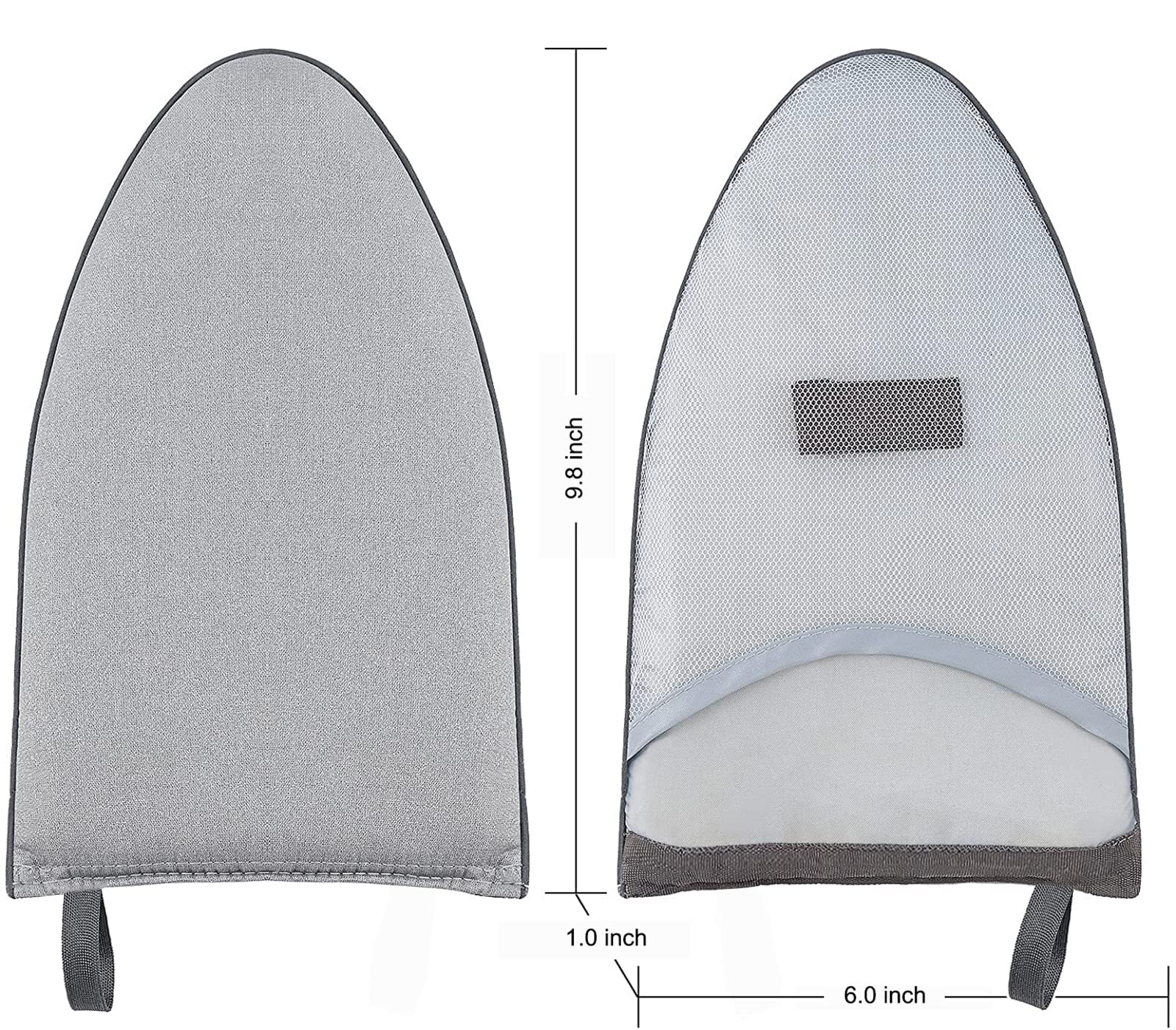Heat Resistant Ironing Glove with Finger Loop - Anti Steam Hand Protector for Garment Steamer | Mini Handheld Ironing Pad for Clothes Steaming | Perfect for Travel, Home Use & Professional Garment Care