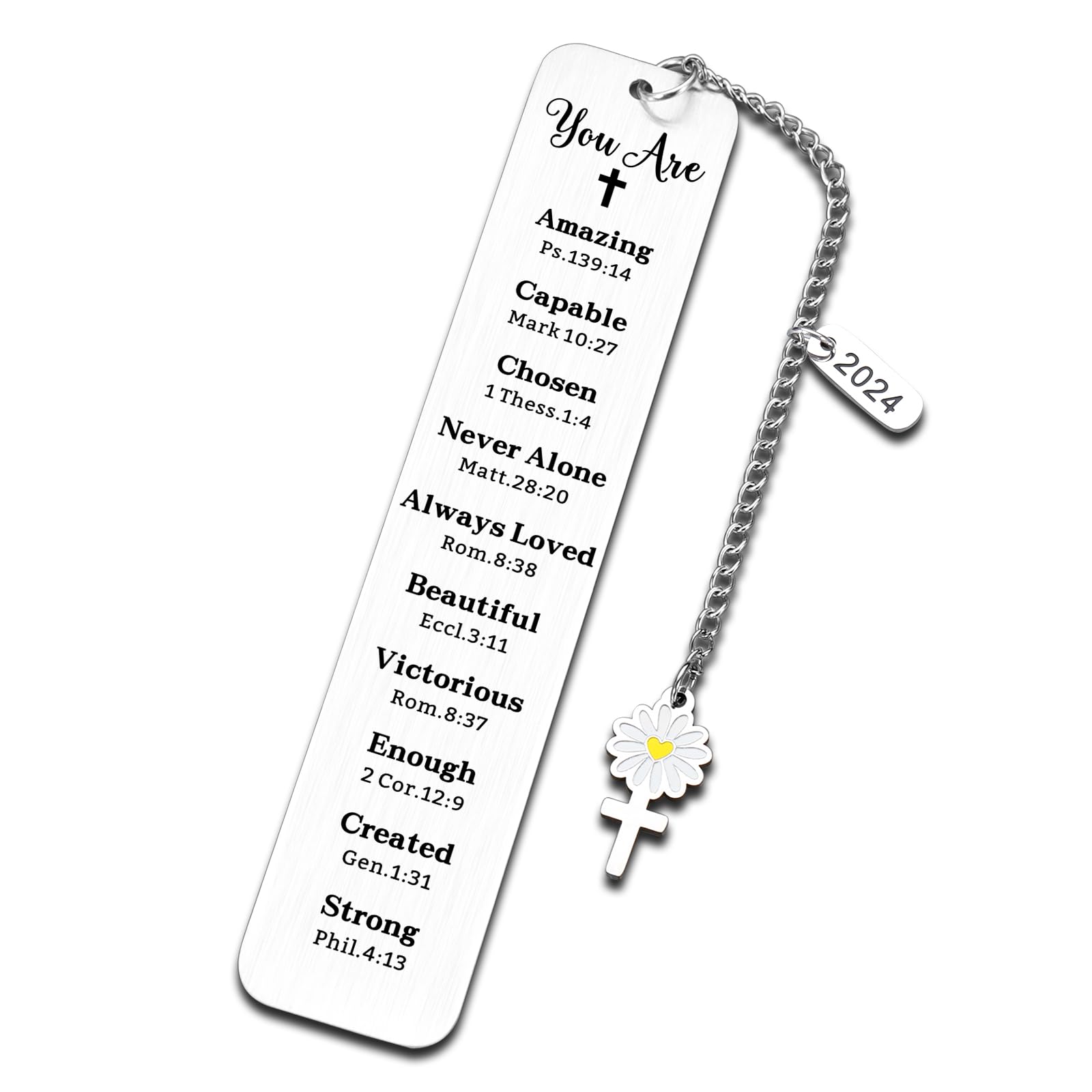 Secret Sister Gifts - Christian Baptism & First Communion Gifts for Girls & Women - Religious Bible Bookmarks, Easter Basket Stuffers, Confirmation & Birthday Gifts - Perfect for Church Events, Sunday School & Spiritual Celebrations
