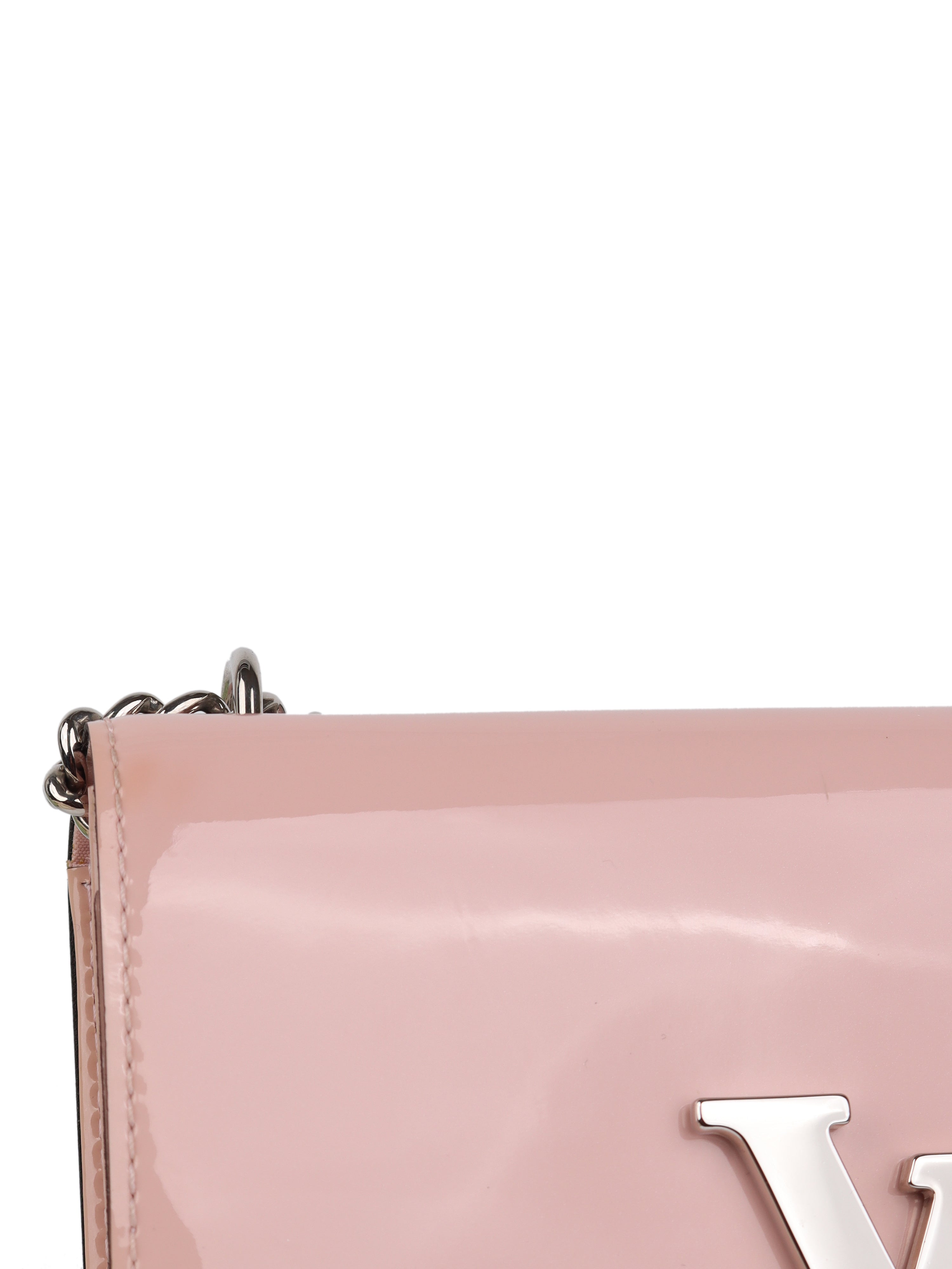Authentic Louis Vuitton Rose Ballerine Vernis Louise MM Handbag - Luxury Leather Crossbody Bag for Women | Perfect for Work, Date Night & Special Occasions