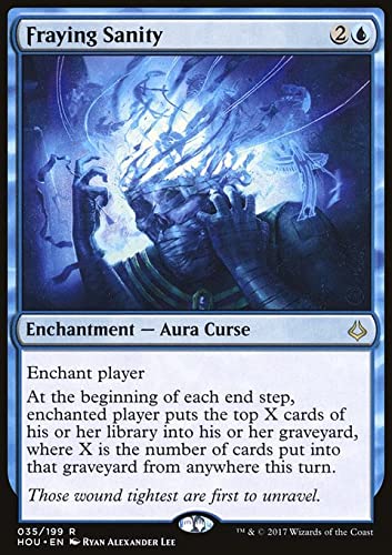 Magic: The Gathering MTG Singles - Fraying Sanity (35) Hour of Devastation HOU Blue HOU35 | Collectible Trading Card Game for Deck Building & Strategy Play