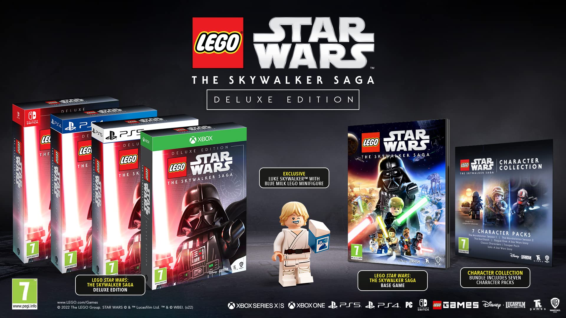 LEGO Star Wars: The Skywalker Saga Deluxe Edition for PlayStation 4 - Epic Action-Adventure Game with Exclusive Content | Perfect for Star Wars Fans & Family Gaming Nights