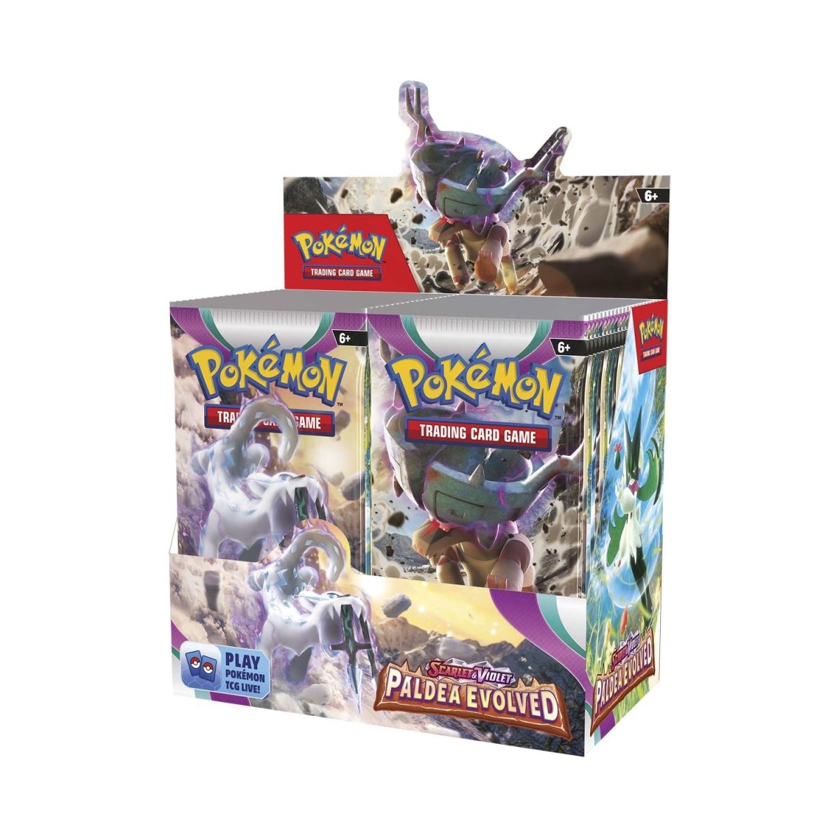 Pokemon Cards Scarlet & Violet Paldea Evolved Booster Packs | 36 Cards Per Pack | Collectible Trading Cards for Battles, Gifts & Display