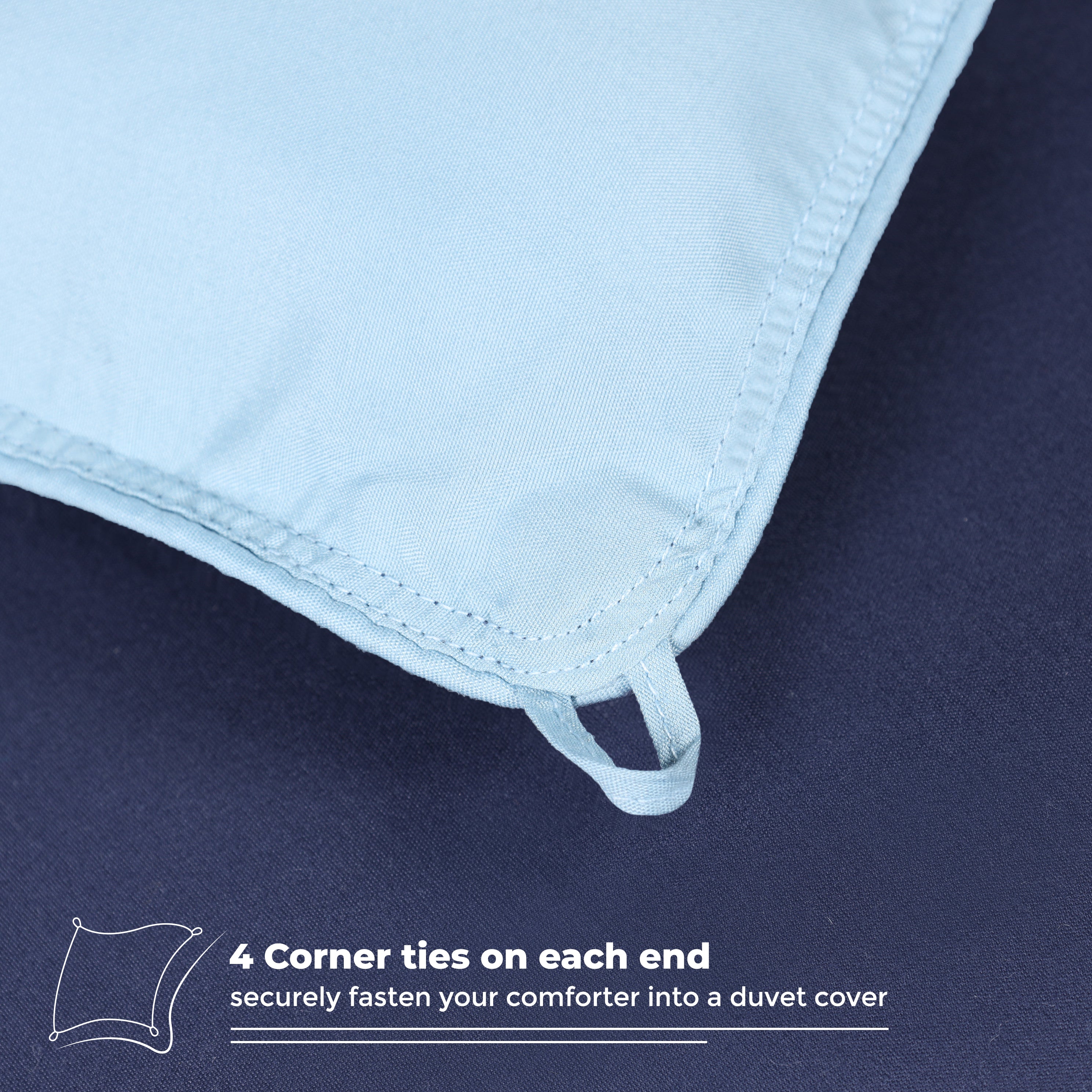 Luxury Brushed Microfiber Reversible Comforter Set - Ultra Soft Bedding for All Seasons - Perfect for Master Bedroom, Guest Room & Dormitory