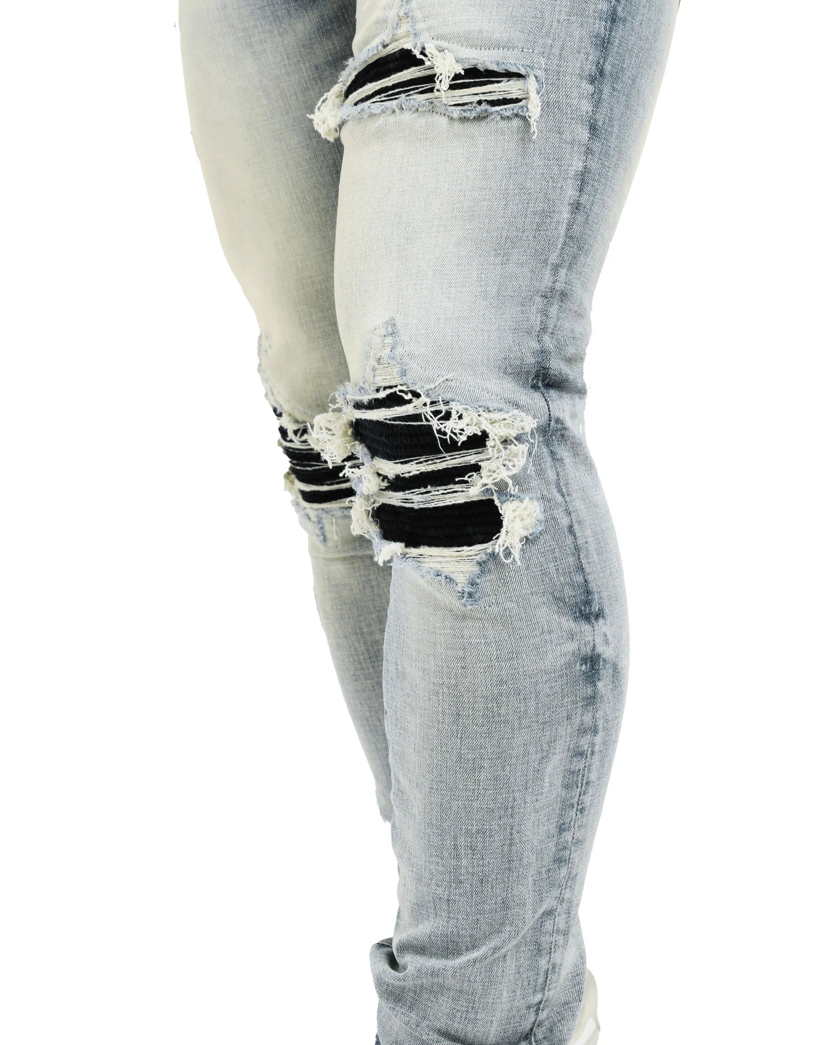Amicci Monza Skinny Jeans for Women - High Waist Stretch Denim Pants in Classic Blue | Perfect for Casual Wear, Night Out & Everyday Fashion