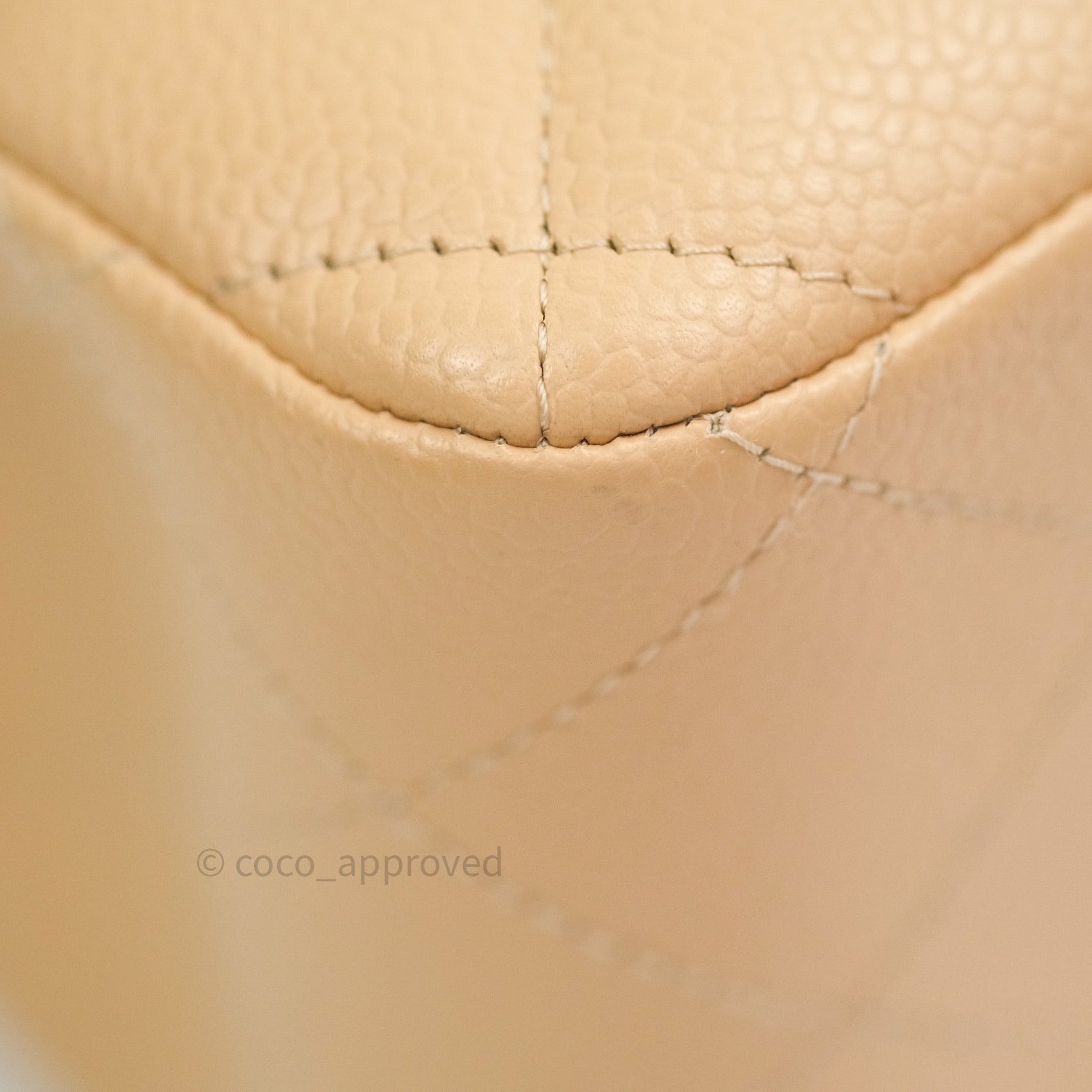 Chanel Classic Jumbo Double Flap Bag Beige Caviar Leather with Gold Hardware - Luxury Designer Handbag for Women, Perfect for Parties & Special Occasions