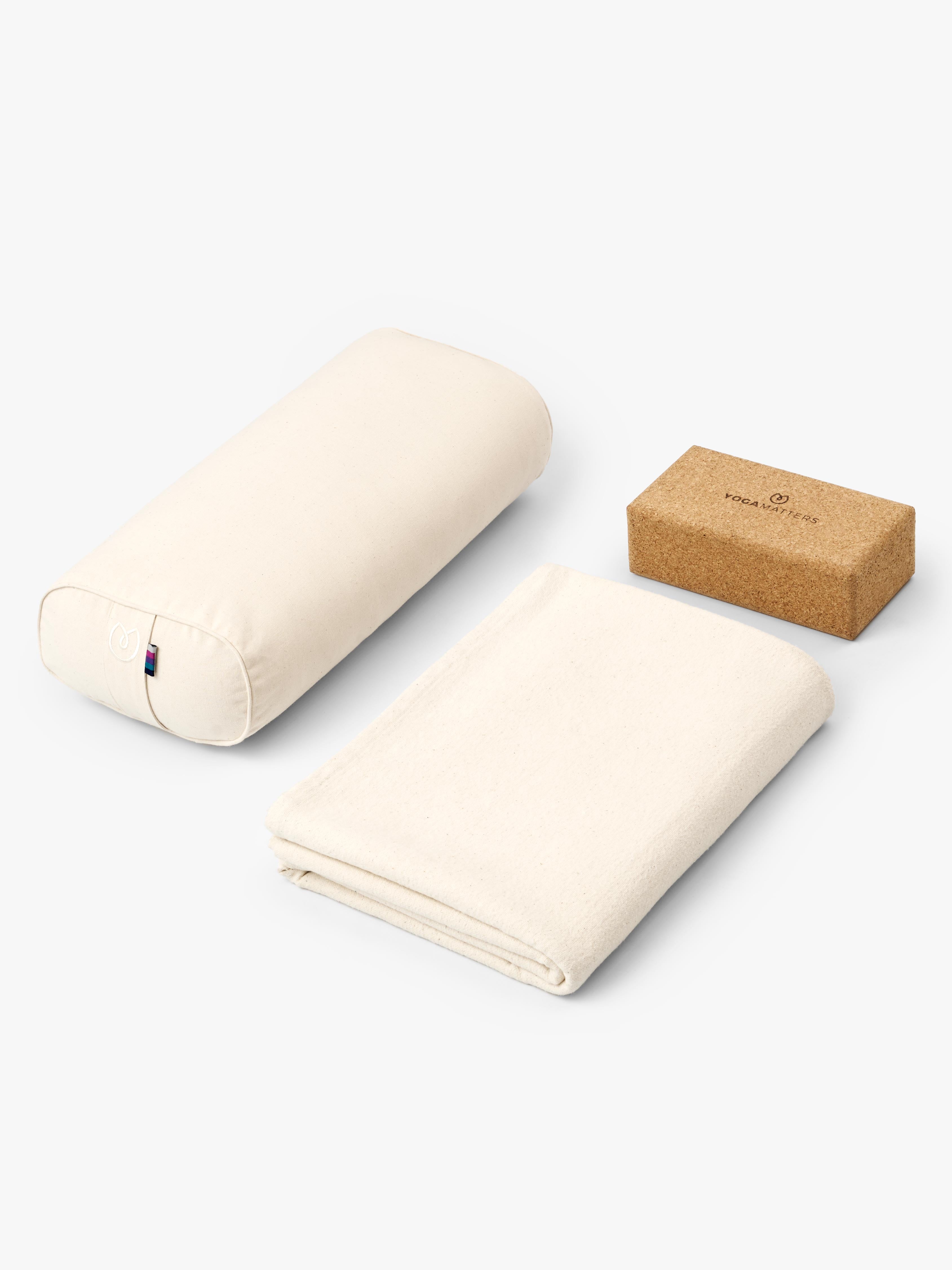 Organic Cotton Yoga Blanket for Meditation & Relaxation - Eco-Friendly & Breathable - Perfect for Yoga Studios, Home Practice & Outdoor Retreats