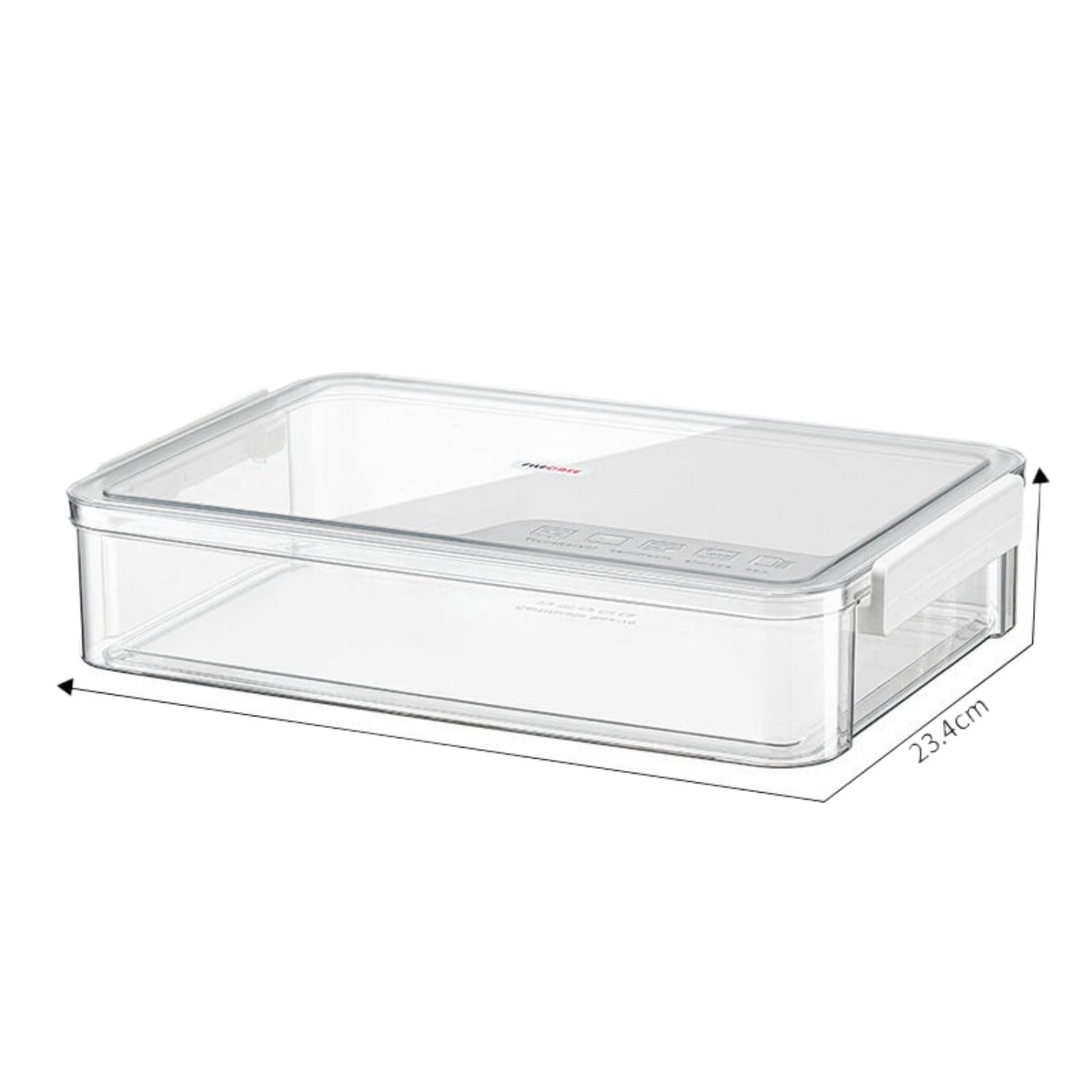 Collapsible Storage Bins for Home Organization - Large Clear White File Box, Document Holder, Instruction Card Keeper - Perfect for Office, Closet & Travel Storage