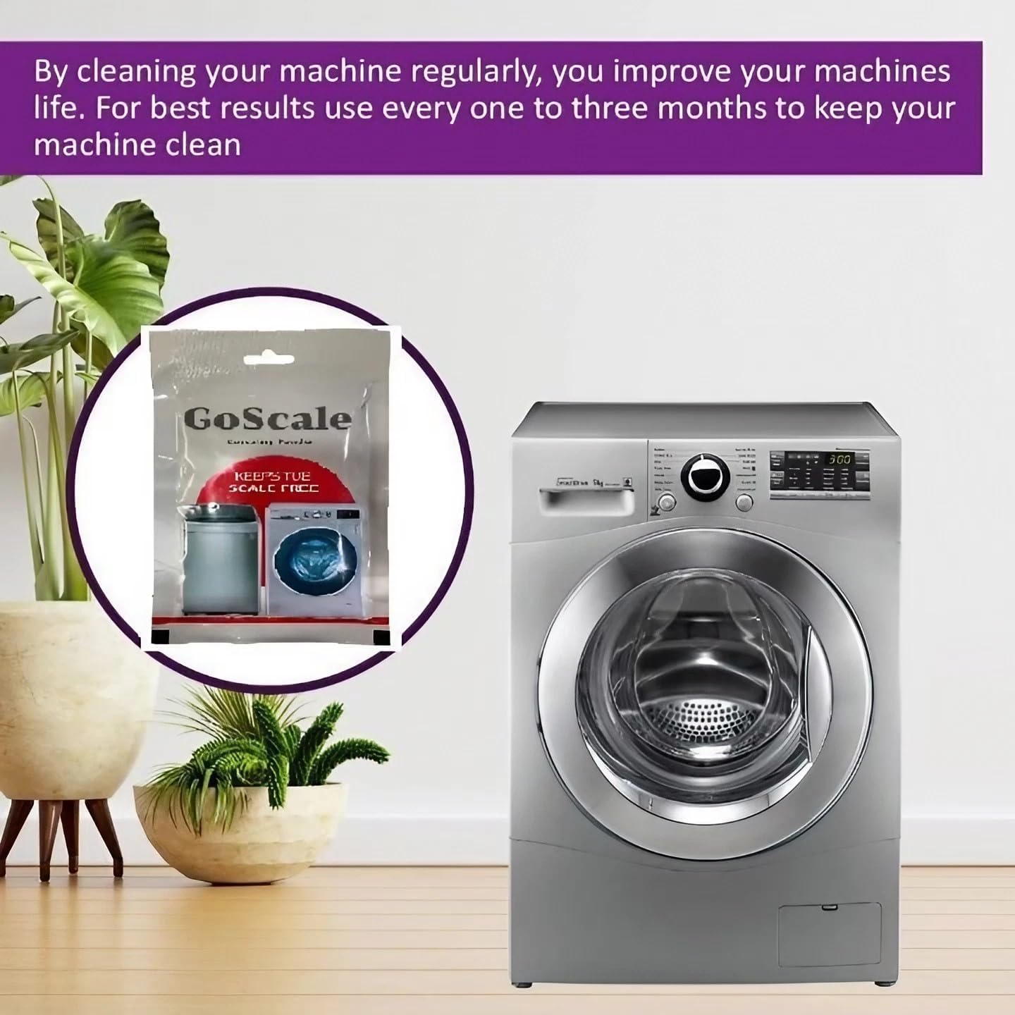 **LG Washing Machine Descaler Powder - Compatible with Front Load & Top Load Models, 100g (Pack of 15) - Deep Clean Drum, Remove Limescale & Odors - Ideal for Laundry Maintenance & Appliance Care**