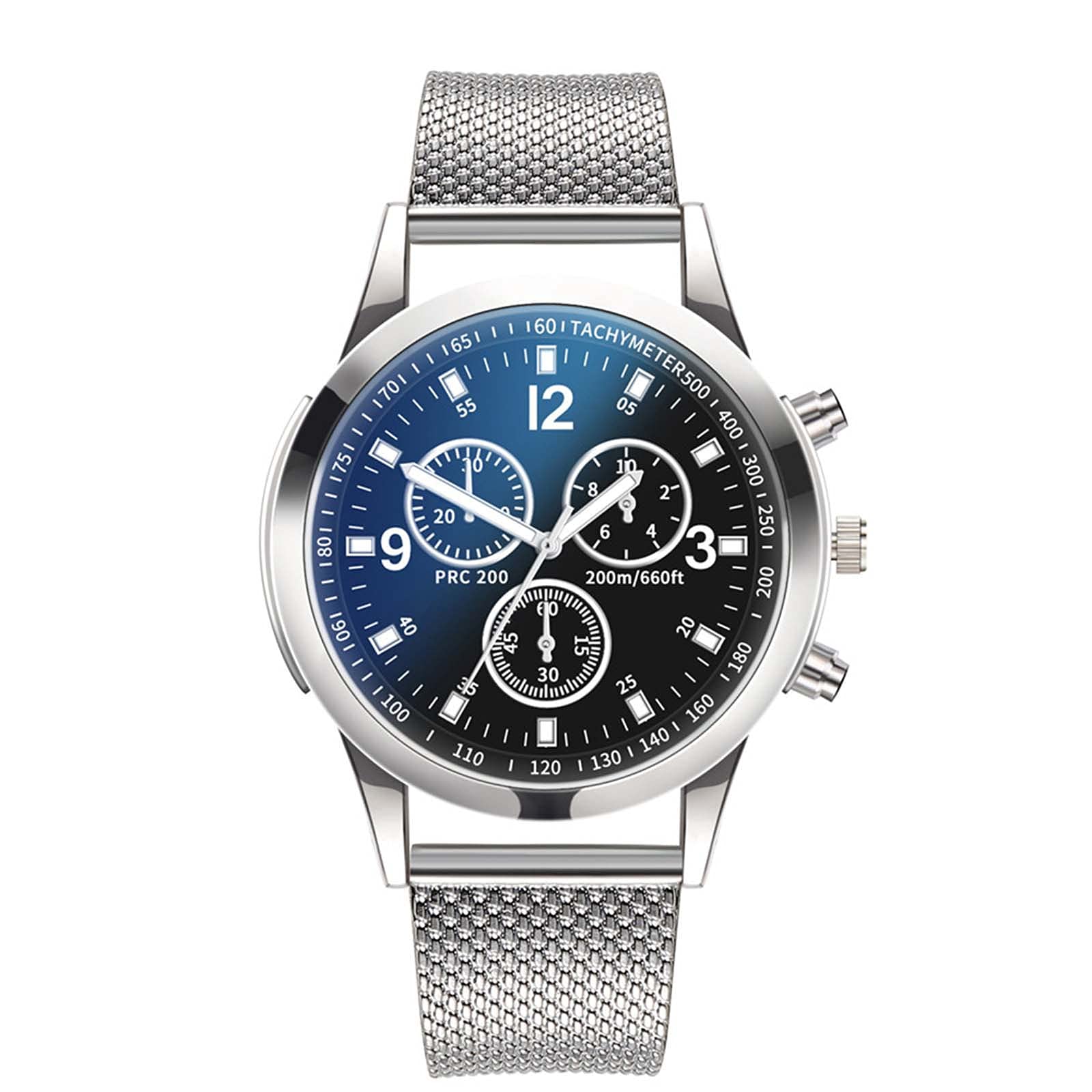 Men's Fashion Watches - Stainless Steel Casual Dress Watches with Crystals | Perfect for Business, Office, and Formal Events