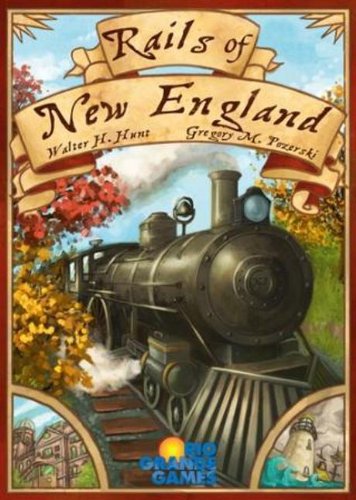 Rails of New England Board Game - Train Strategy for Family Game Night