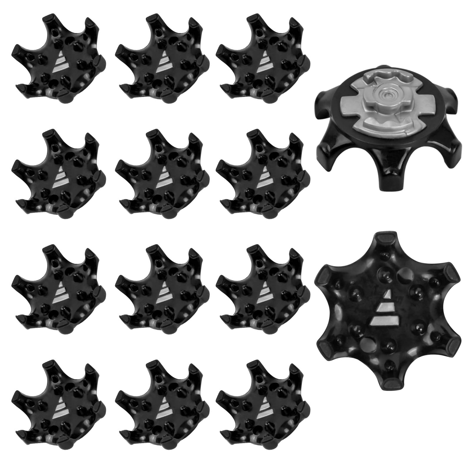 Dokpav 14Pcs Golf Shoe Spikes Stinger - Anti-Slip Rubber Cleats for Golf Shoes | Soft Spike Replacement for Fast Twist Studs | Perfect for Golf Course Traction & Sports Performance