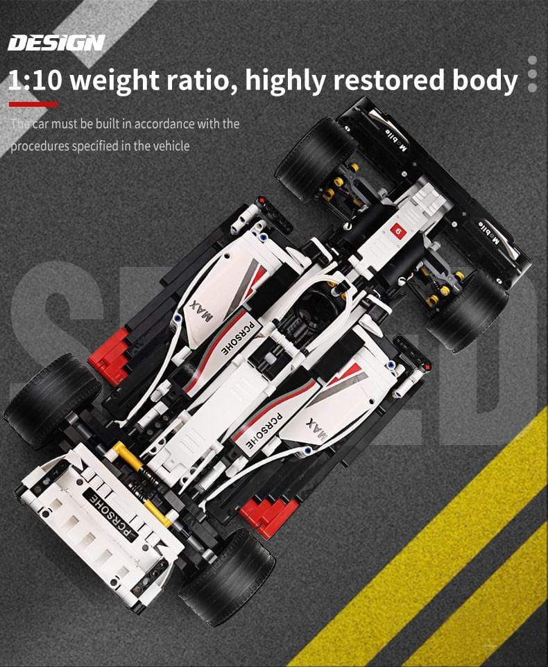 Mould King 13117 MOC 31313 42096 F1 Racing Car Building Blocks Set - DIY Formula 1 Model Kit for Adults & Kids, Perfect for Car Enthusiasts & Collectors - Great for Home Decoration, Gift Giving & Racing Themed Events